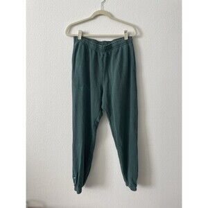 Nike Jogger Sweatpants Men's M Cuffed Green Athletic Loungewear Sports Stretchy
